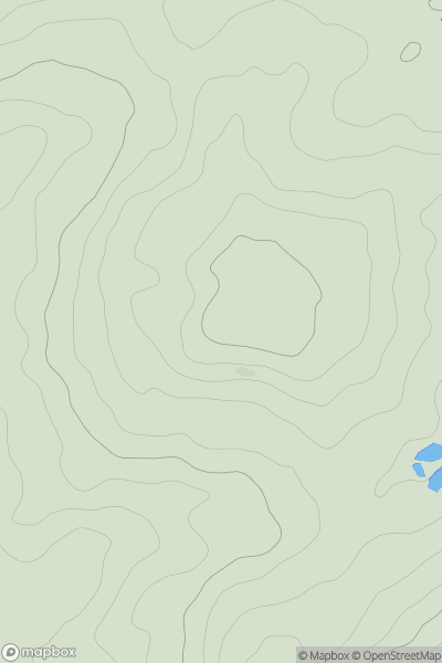 Thumbnail image for Warren Hill [South Central England] [SY526994] showing contour plot for surrounding peak